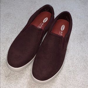 Dr. Scholl’s Maroon Slip Ons